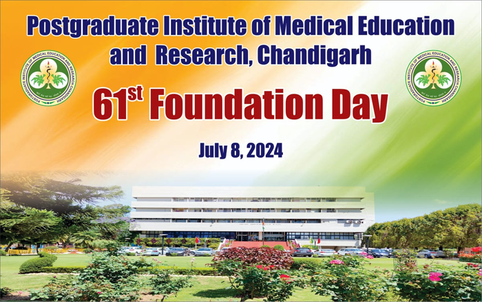 PGIMER to Celebrate 61st Foundation Day on July 8, 2024